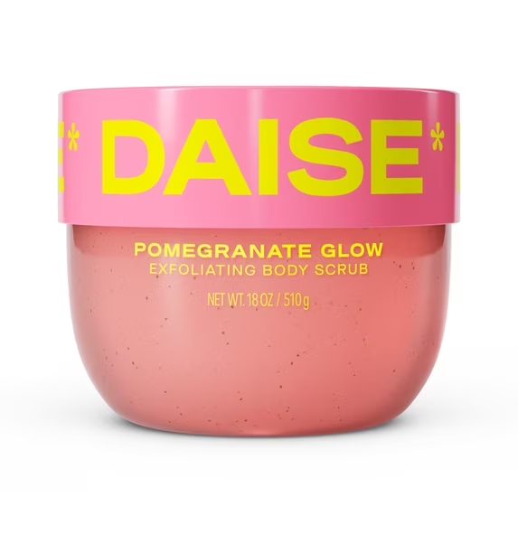 DAISE Exfoliating Body Scrub in Pomegranate Glow, For Soft Glowing Skin, 510 g