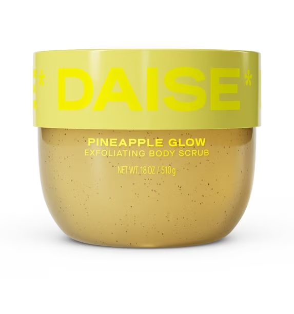 DAISE Exfoliating Body Scrub in Pineapple Glow for Soft Glowing Skin, 510 g
