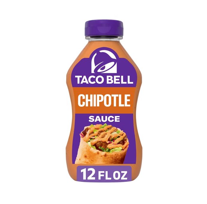 Taco Bell Creamy Chipotle Sauce, 12 fl oz Bottle