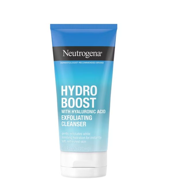 Neutrogena Hydro Boost Gentle Exfoliating Face Scrub, Cleanser & Face Wash for Women, 5 oz