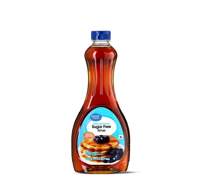 Great Value Reduced Calorie Sugar Free Syrup, 24 fl oz