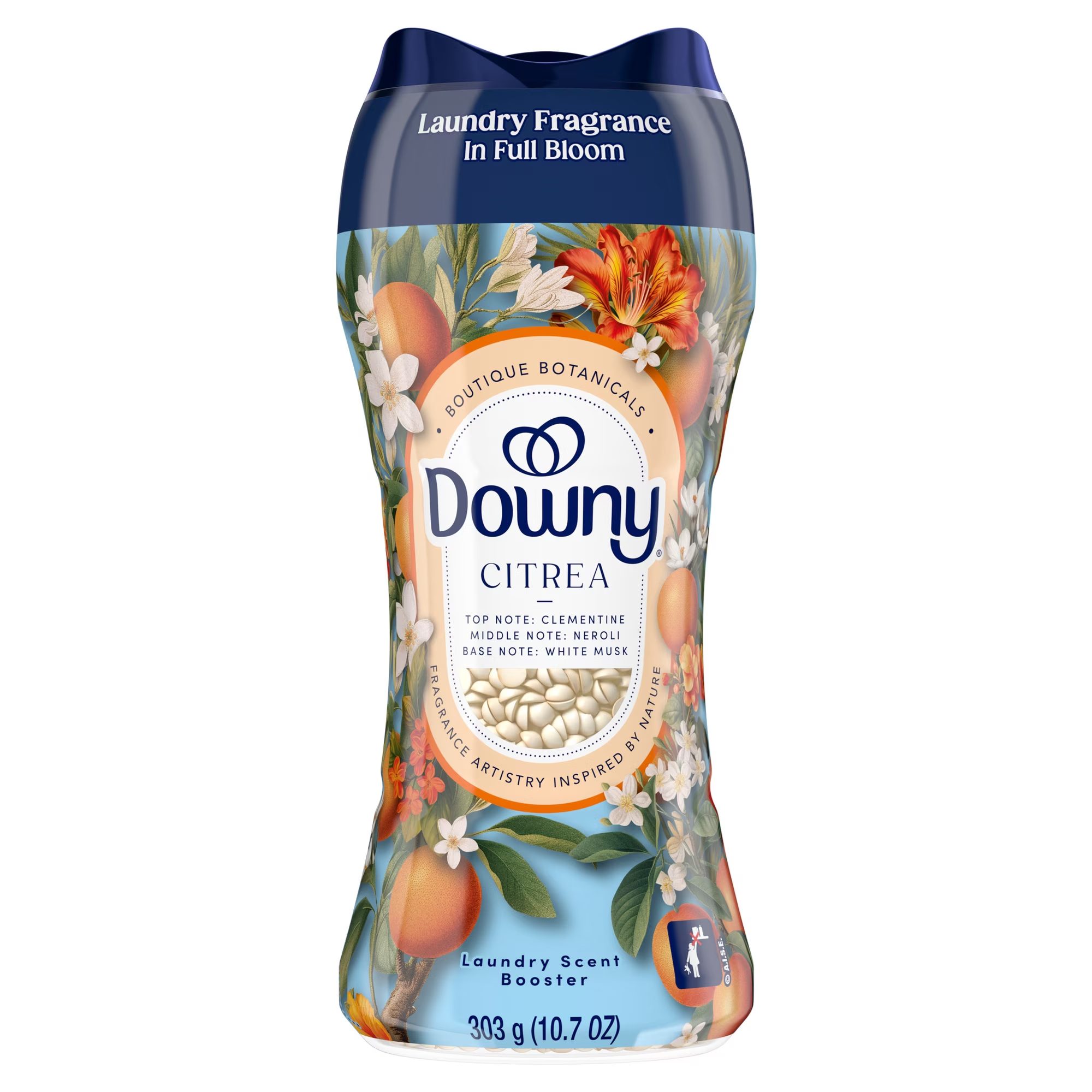 Downy In-Wash Scent Booster Laundry Beads, Boutique Botanicals Citrea, 10.7 oz