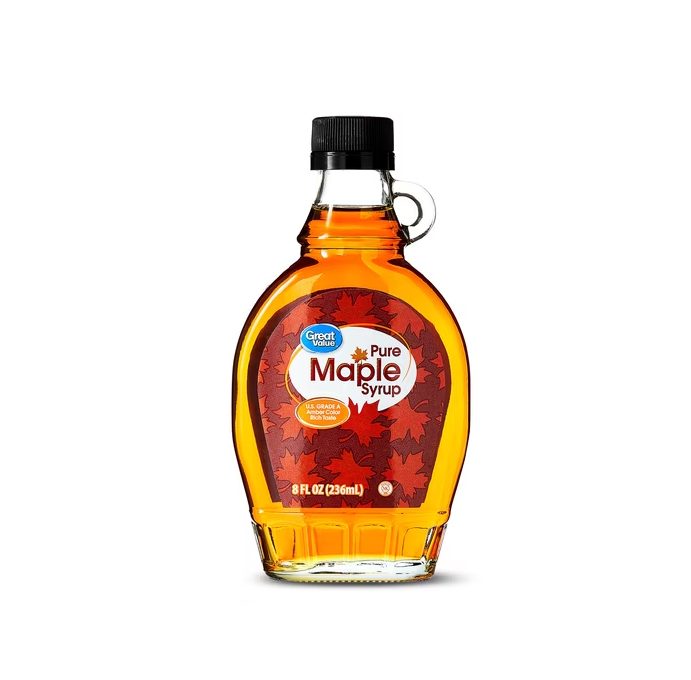 Great Value Pure Maple Syrup, 8 fl oz