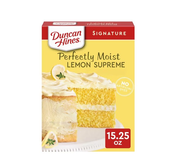Duncan Hines Lemon Supreme Flavored Cake Mix, 15.25 oz.