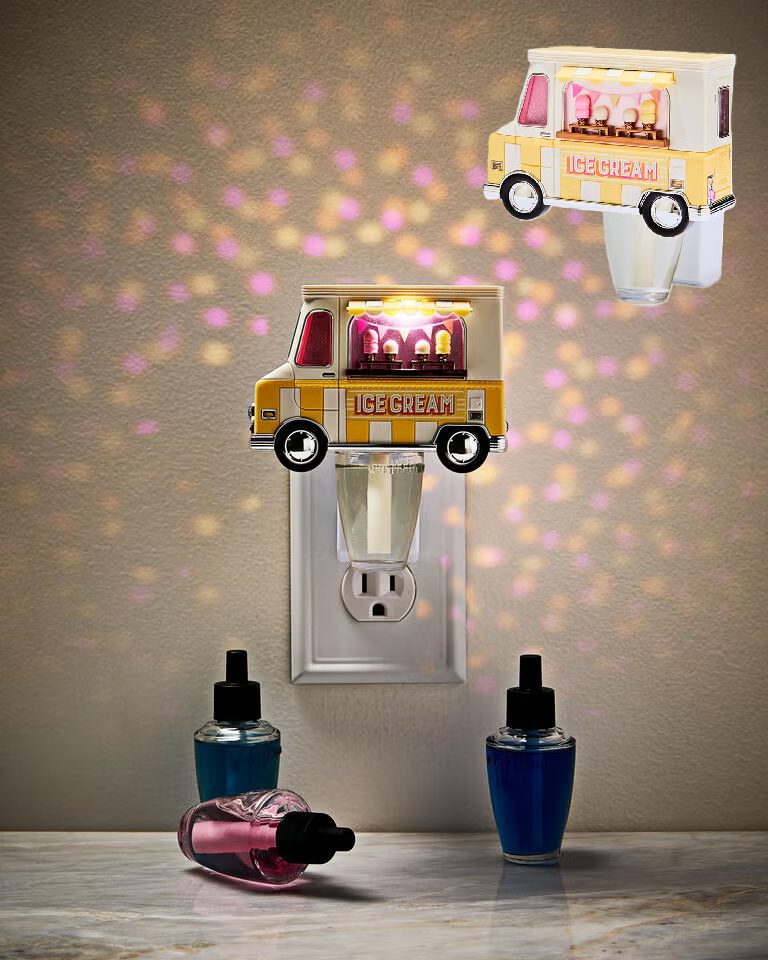 Ice Cream Truck Nightlight Projector Wallflowers Fragrance Plug