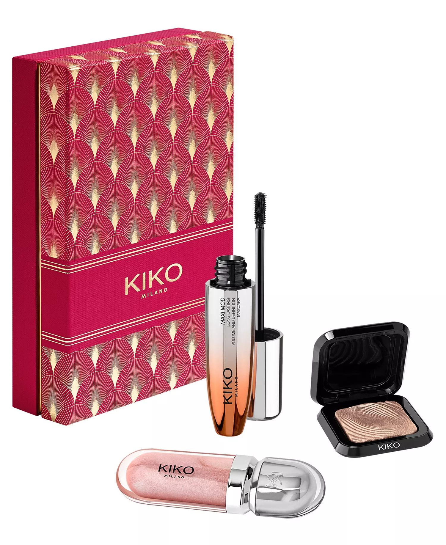 KIKO Milano 3-Piece Holly Jolly Trio Make Up Gift Set