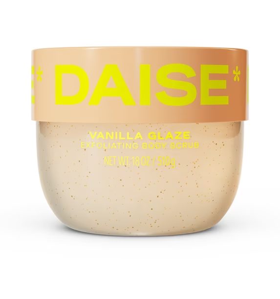 DAISE Exfoliating Body Scrub in Vanilla Glaze, For Soft Glowing Skin, 18 OZ / 510 g