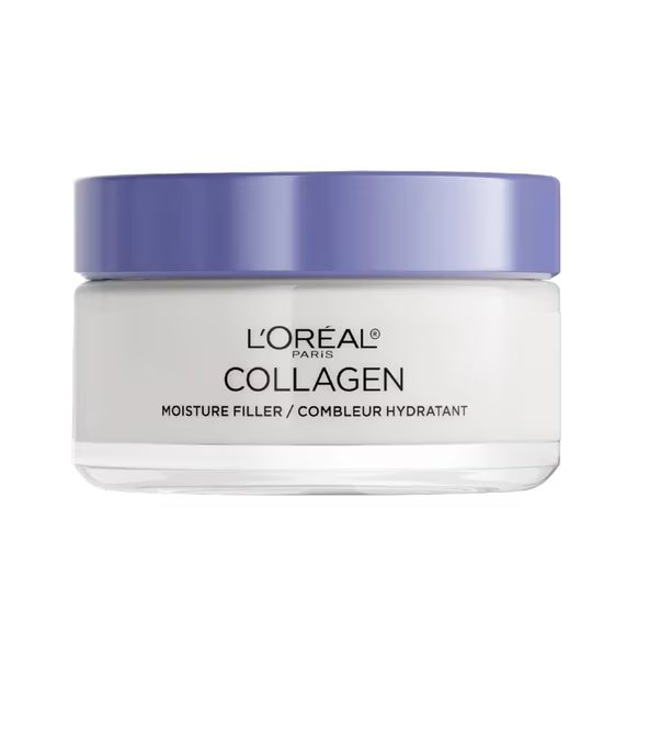 L'Oreal Paris Collagen Moisture Filler Face Cream, Anti-Aging Face Moisturizer for All Skin Types, 1.7oz