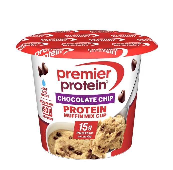 Premier Protein Chocolate Chip Protein Muffin Cup, 2.3 oz
