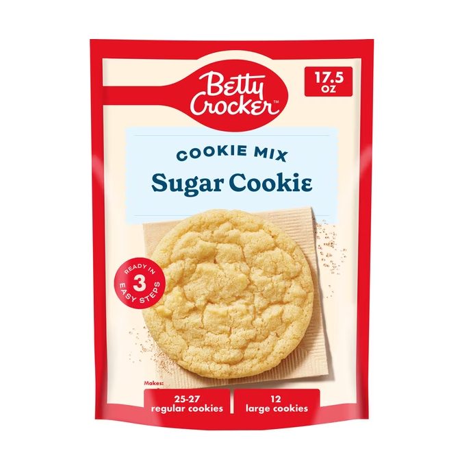 Betty Crocker Sugar Cookies, Cookie Baking Mix, 17.5 oz