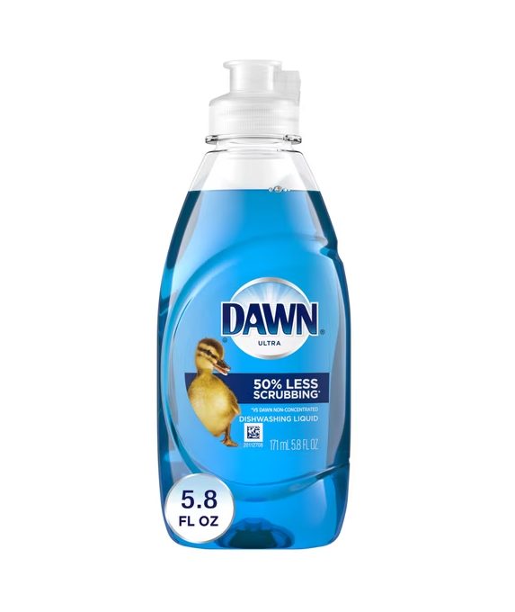 Dawn Ultra Liquid Dish Soap, Dishwashing Liquid, Grease Removal, Original, 5.8oz