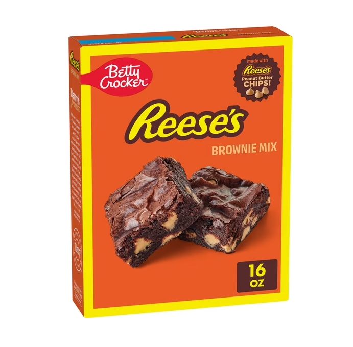 Betty Crocker REESE's Brownie Mix With REESE's Peanut Butter Chips, 16 oz