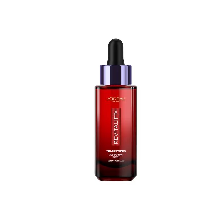 L'Oreal Paris Revitalift Triple Power Face Serum with Tri-Peptides, Hyaluronic Acid and Vitamin C, Anti-Aging, Anti-Wrinkle Serum to Firm and Brighten Skin, 1 fl. oz.