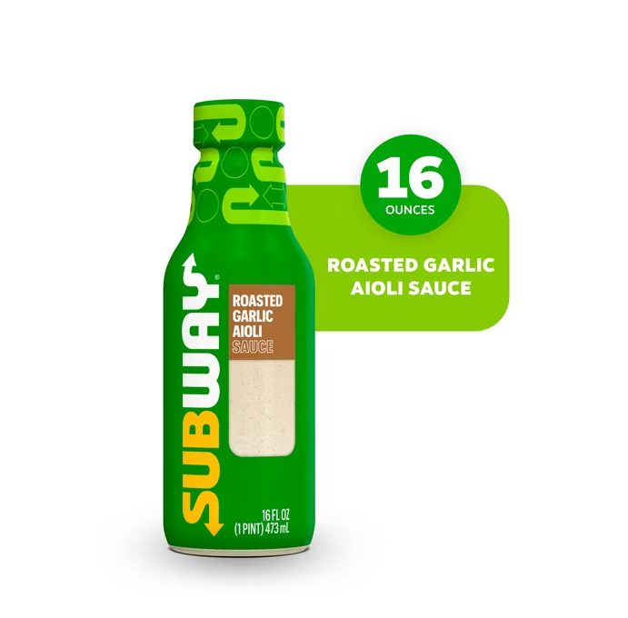 Subway Roasted Garlic Aioli Sauce, 16 fl. oz