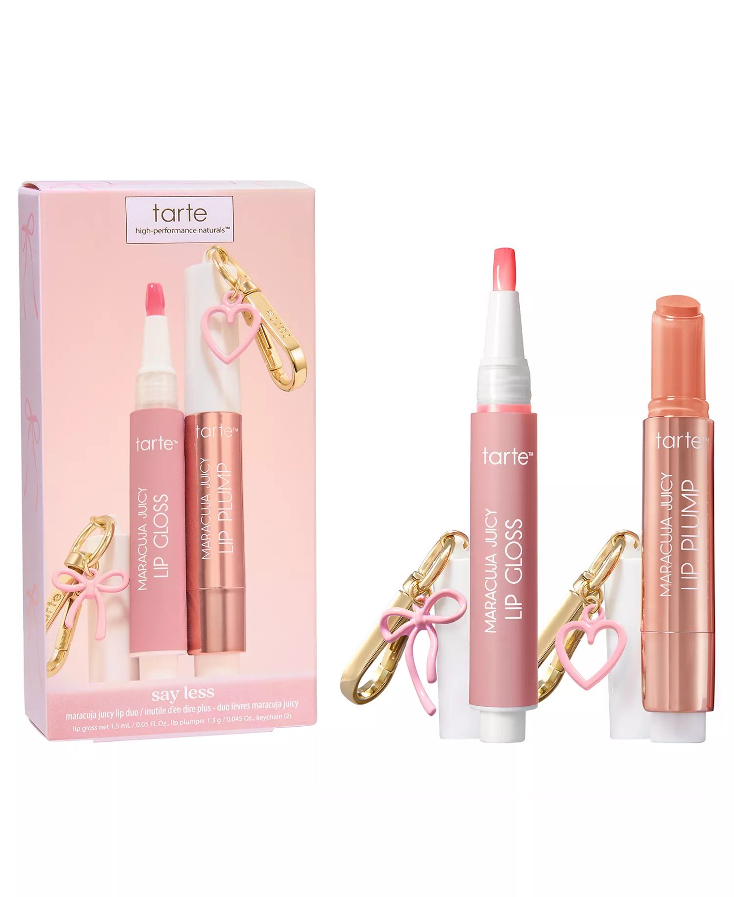 Tarte 2-Piece Say Less Maracuja Juicy Lip Duo Set