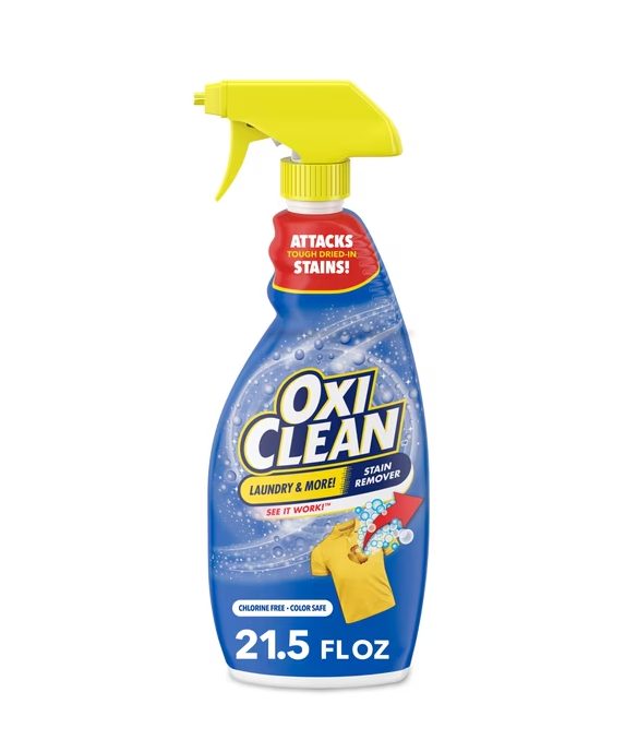 OxiClean Laundry Stain Remover Spray, Attacks Tough Dried-In Stains, 21.5 fl oz
