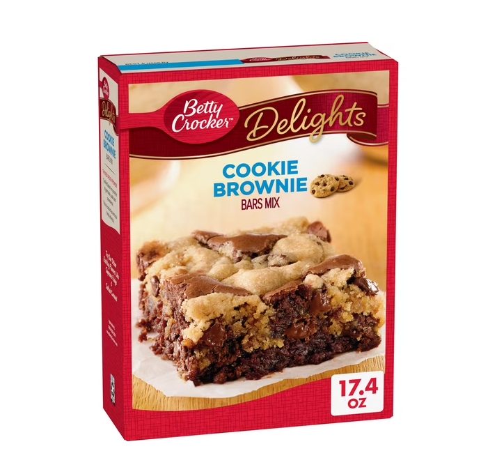 Betty Crocker Delights Cookie Brownie Bar Mix, 17.4 oz.