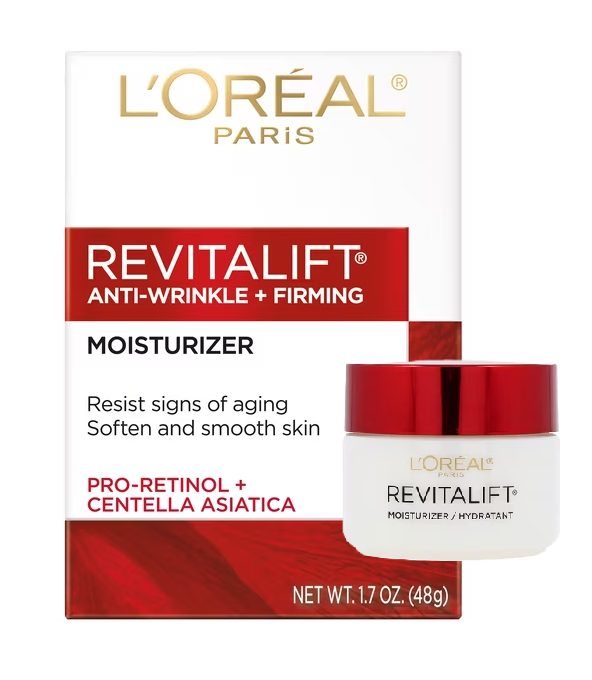 L'Oreal Paris Revitalift Anti-Wrinkle plus Firming Day Face Moisturizer, 1.7 oz
