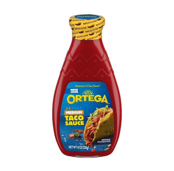 Ortega Original Thick and Smooth Medium Taco and Enchilada Chili Sauce, Kosher, 8 oz