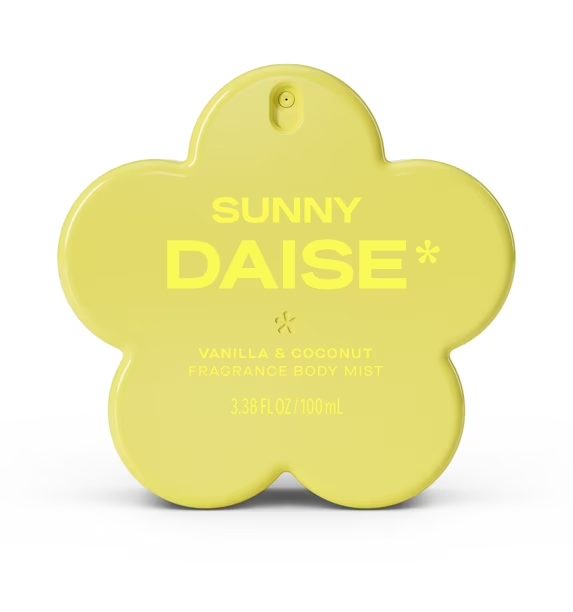 DAISE Sunny Daise Fragrance Body Mist in Vanilla & Coconut, 100 mL