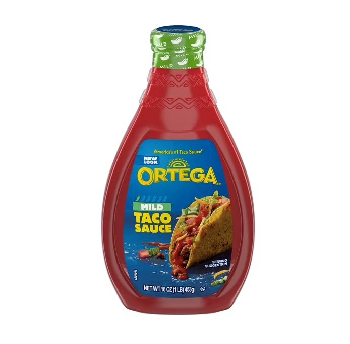 Ortega Original Thick and Smooth Mild Taco and Enchilada Chili Sauce, Kosher, 16 oz
