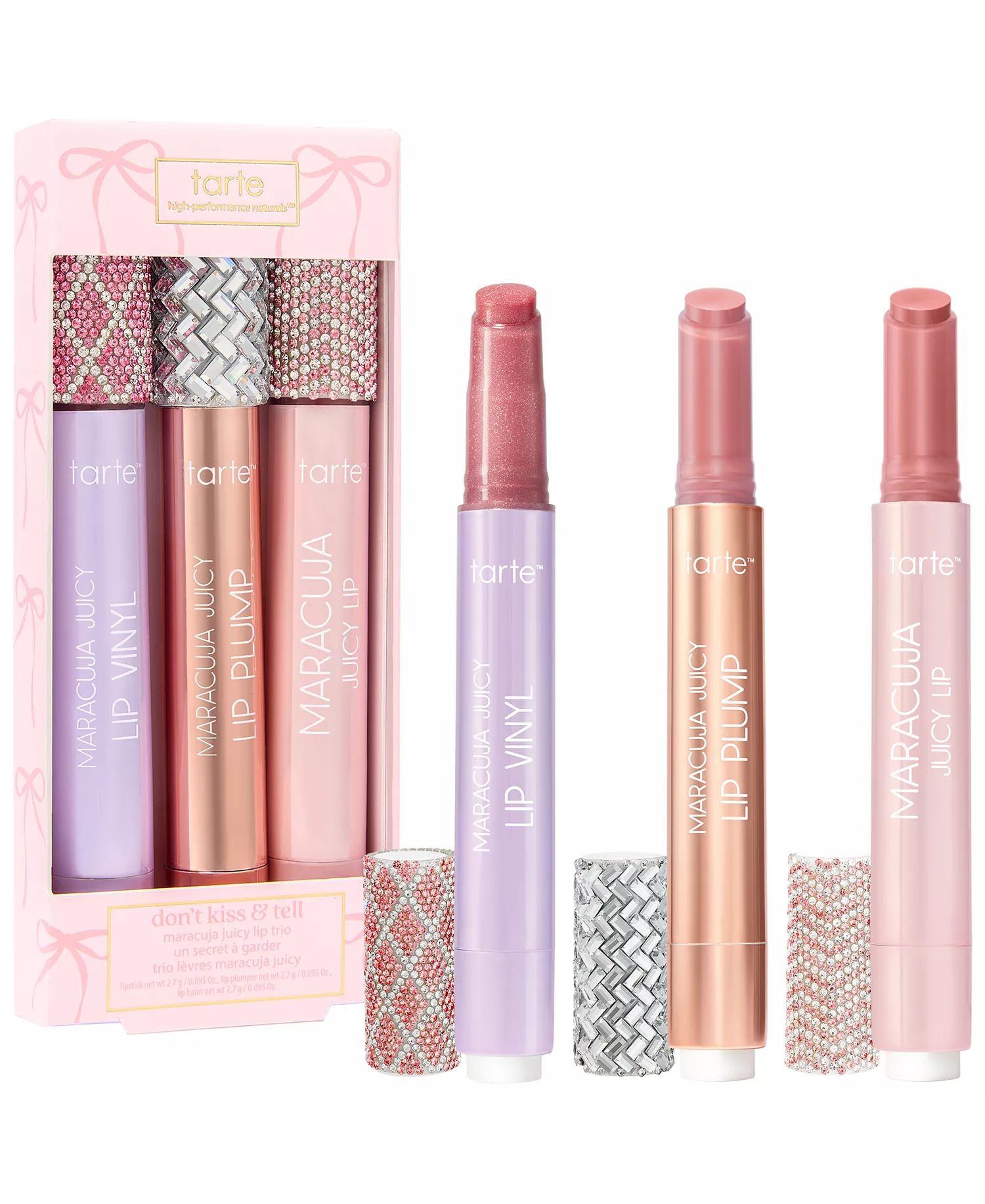 Tarte 3-Piece Don't Kiss & Tell Maracuja Juicy Lip Trio Gift Set