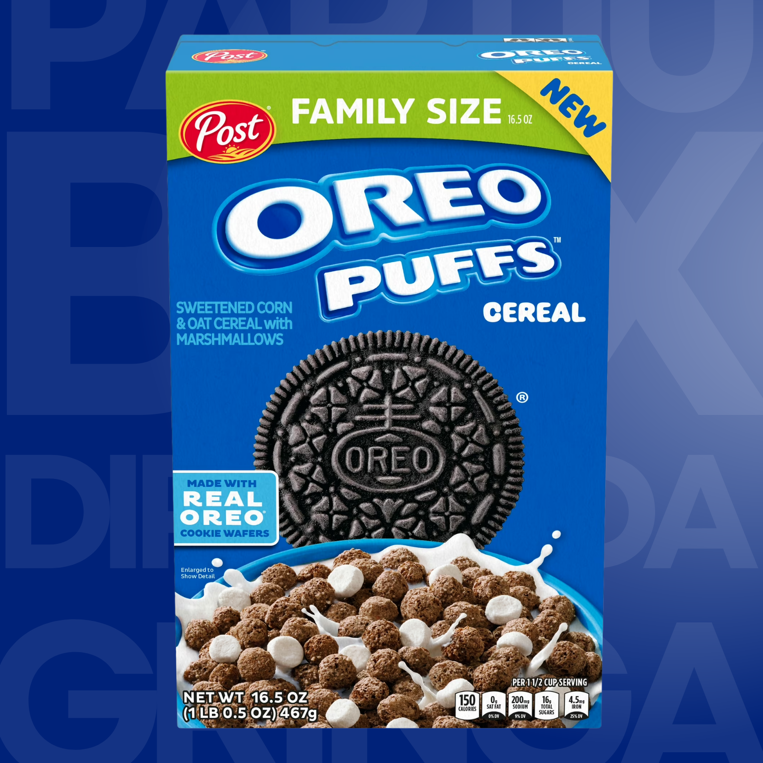 Post OREO PUFFS™ Cereal, Crunchy | 16.5 oz