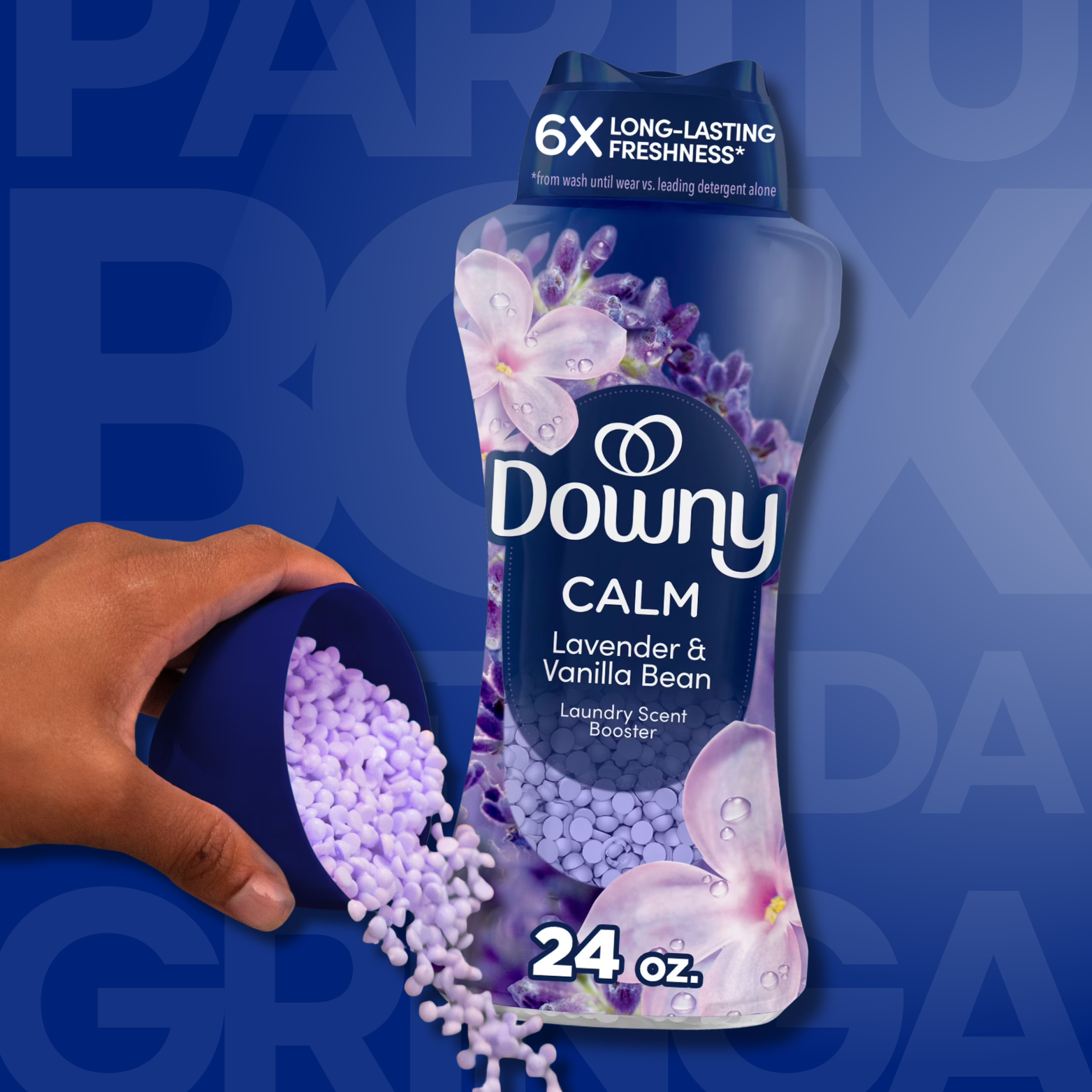Downy Laundry Scent Beads,Infusions Calm Lavender and Vanilla Bean Scent | 24 oz