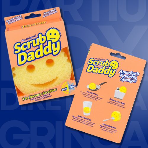 Scrub Daddy Original Sponge Scratch-Free Yellow | 1 Count